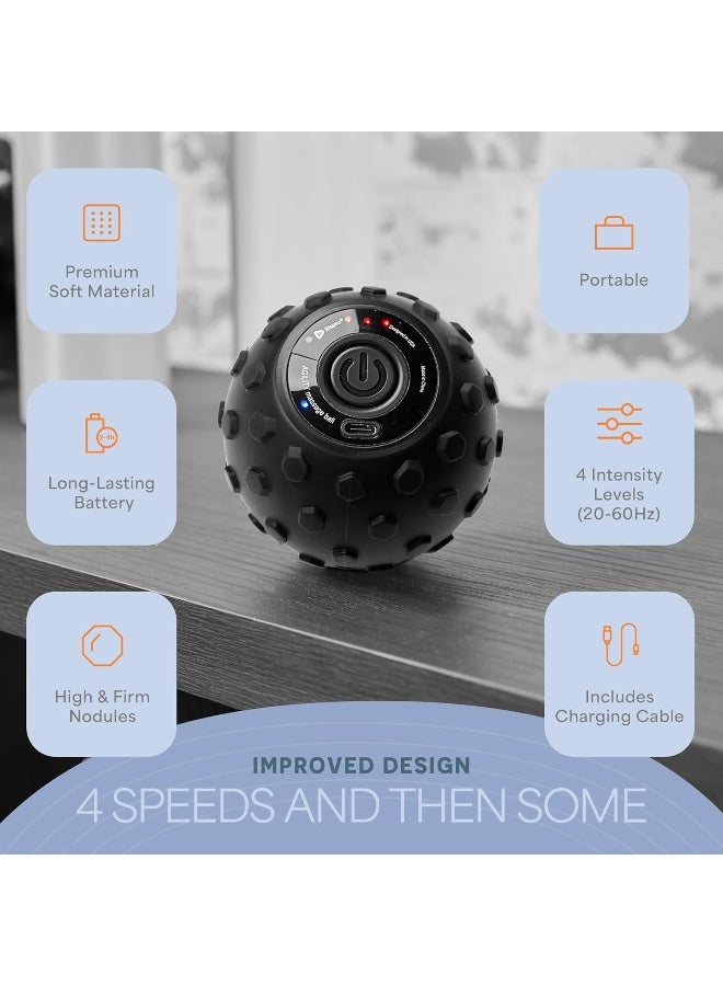LifePro 4-Speed Vibrating Massage Ball Roller - Image 3